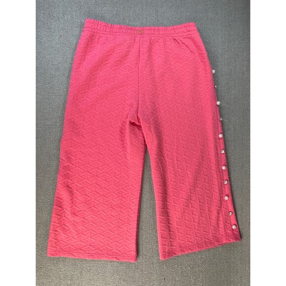 Simply Southern Lounge Set Quilted Sweat Suit Comfy Casual Feminine Pink XL - Picture 8 of 13
